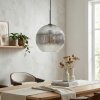 Koyoto Hanglamp, Kogellampje, Hanglamp Duidelijk, Rookkleurig, 1-licht