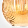 Koyoto Hanglamp, Kogellampje, Hanglamp Amber, 1-licht