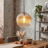 Koyoto Hanglamp, Kogellampje, Hanglamp Amber, Duidelijk, 1-licht