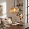 Koyoto Hanglamp, Kogellampje, Hanglamp Amber, Duidelijk, 1-licht