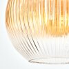 Koyoto Hanglamp, Kogellampje, Hanglamp Amber, Duidelijk, 1-licht