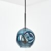 Ripoll Hanglamp, Kogellampje, Hanglamp Blauw, 1-licht