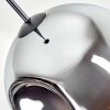 Ripoll Hanglamp, Kogellampje, Hanglamp Chroom, Rookkleurig, 1-licht