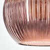 Koyoto Hanglamp, Kogellampje, Hanglamp Koperkleurig, 1-licht