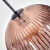 Koyoto Hanglamp, Kogellampje, Hanglamp Koperkleurig, 1-licht