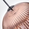 Koyoto Hanglamp, Kogellampje, Hanglamp Koperkleurig, 1-licht