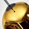 Ripoll Hanglamp, Kogellampje, Hanglamp Goud, 1-licht