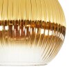 Koyoto Plafondlamp, Kogellampje 25 cm Goud, Duidelijk, 1-licht
