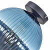 Koyoto Plafondlamp, Kogellampje 25 cm Blauw, 1-licht