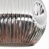 Ripoll Plafondlamp, Kogellampje Chroom, Rookkleurig, 1-licht