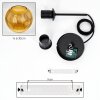 Koyoto Hanglamp, Kogellampje, Hanglamp Goud, 1-licht
