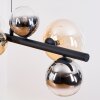 Chehalis Hanglamp, Kogellampje, Hanglamp Amber, Duidelijk, Rookkleurig, 8-lichts