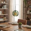 Ripoll Hanglamp, Kogellampje, Hanglamp Groen, 1-licht