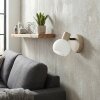 Lumox Wandlamp, Muurspot Beige, Zwart, 1-licht