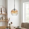 Koyoto Hanglamp, Kogellampje, Hanglamp Amber, Duidelijk, 1-licht