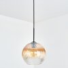 Koyoto Hanglamp, Kogellampje, Hanglamp Amber, Duidelijk, 1-licht