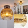Ripoll Plafondlamp, Kogellampje Goud, Duidelijk, 1-licht