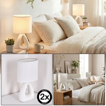 Garin Tafellamp Wit, 1-licht