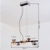 Chehalis Hanglamp, Kogellampje, Hanglamp Amber, Duidelijk, Rookkleurig, 8-lichts