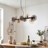 Chehalis Hanglamp, Kogellampje, Hanglamp Amber, Duidelijk, Rookkleurig, 8-lichts