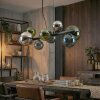 Chehalis Hanglamp, Kogellampje, Hanglamp Blauw, Chroom, Groen, Rookkleurig, 8-lichts