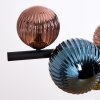 Chehalis Hanglamp, Kogellampje, Hanglamp Blauw, Groen, Koperkleurig, 8-lichts
