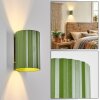 Fonir Licht omhoog & omlaag, Wandlamp Groen, 1-licht