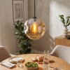 Ripoll Hanglamp, Kogellampje, Hanglamp Amber, 1-licht