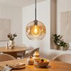 Ripoll Hanglamp, Kogellampje, Hanglamp Amber, Duidelijk, 1-licht