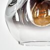Ripoll Hanglamp, Kogellampje, Hanglamp Duidelijk, Rookkleurig, 1-licht