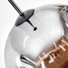 Ripoll Hanglamp, Kogellampje, Hanglamp Duidelijk, Rookkleurig, 1-licht