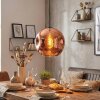 Ripoll Hanglamp, Kogellampje, Hanglamp Koperkleurig, 1-licht