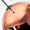 Ripoll Hanglamp, Kogellampje, Hanglamp Koperkleurig, 1-licht