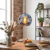 Ripoll Hanglamp, Kogellampje, Hanglamp Blauw, 1-licht