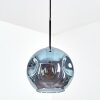 Ripoll Hanglamp, Kogellampje, Hanglamp Blauw, 1-licht