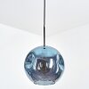Ripoll Hanglamp, Kogellampje, Hanglamp Blauw, 1-licht