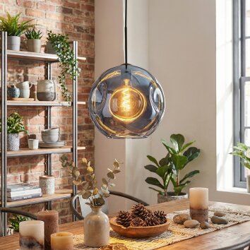 Ripoll Hanglamp, Kogellampje, Hanglamp Blauw, 1-licht