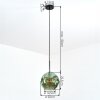 Ripoll Hanglamp, Kogellampje, Hanglamp Groen, 1-licht