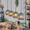 Koyoto Hanglamp, Kogellampje, Hanglamp Blauw, 4-lichts