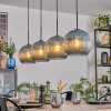 Koyoto Hanglamp, Kogellampje, Hanglamp Blauw, 4-lichts
