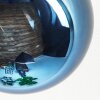 Gastor Plafondlamp, Kogellampje Blauw, Groen, Koperkleurig, 4-lichts