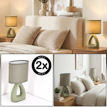 Garin Tafellamp Groen, 1-licht