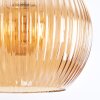 Koyoto Hanglamp, Kogellampje, Hanglamp Amber, 4-lichts