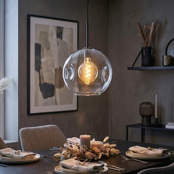 Ripoll Hanglamp, Kogellampje, Hanglamp Duidelijk, 1-licht