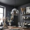 Ripoll Hanglamp, Kogellampje, Hanglamp Rookkleurig, 1-licht