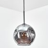 Ripoll Hanglamp, Kogellampje, Hanglamp Rookkleurig, 1-licht