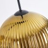Koyoto Hanglamp, Kogellampje, Hanglamp Goud, Duidelijk, 4-lichts