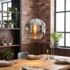Ripoll Hanglamp, Kogellampje, Hanglamp Chroom, Duidelijk, Rookkleurig, 1-licht