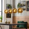 Ripoll Hanglamp, Kogellampje, Hanglamp Goud, 4-lichts