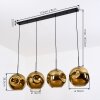 Ripoll Hanglamp, Kogellampje, Hanglamp Goud, 4-lichts